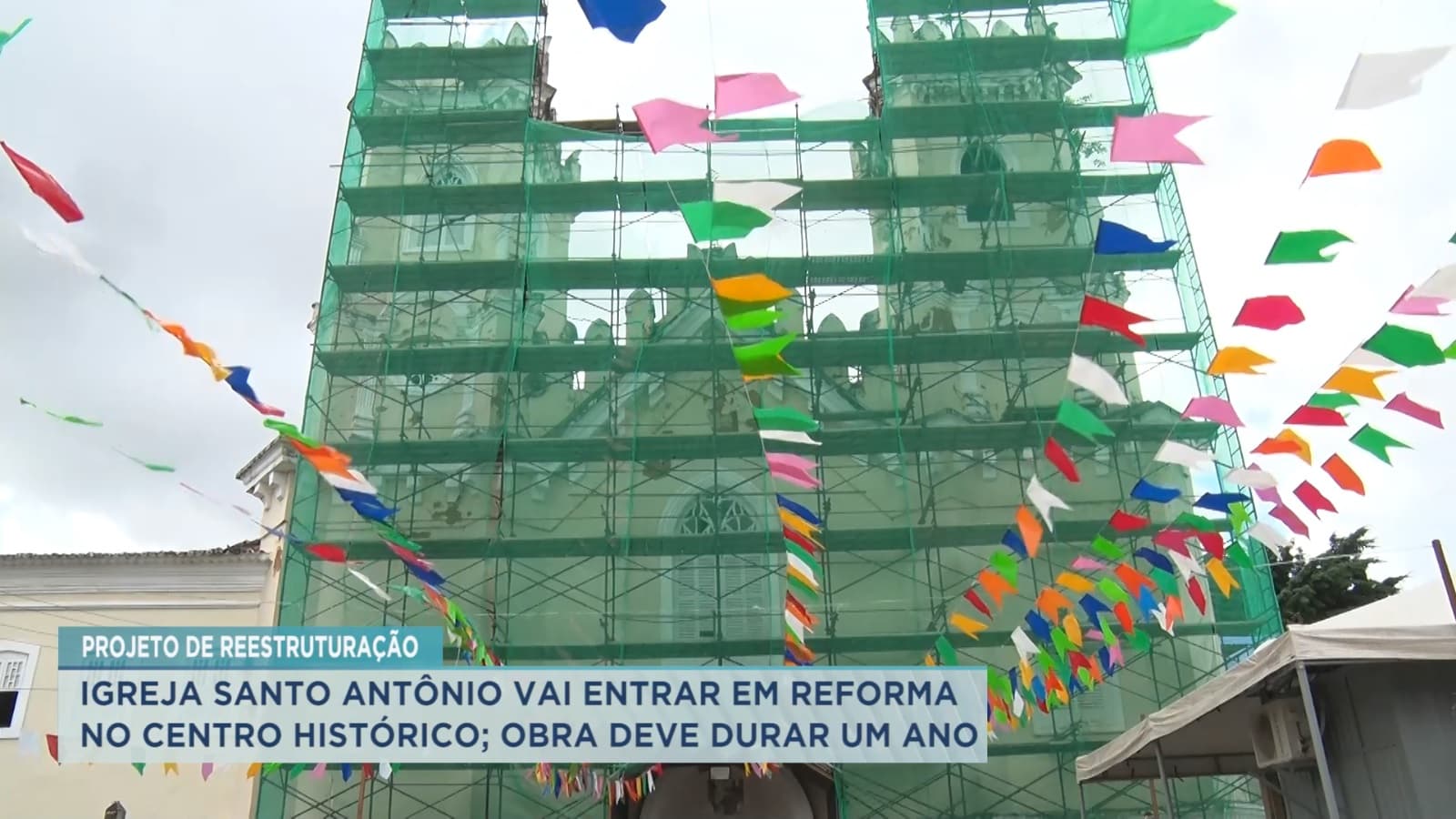 Igreja de Santo Antônio para por processo de reestruturação