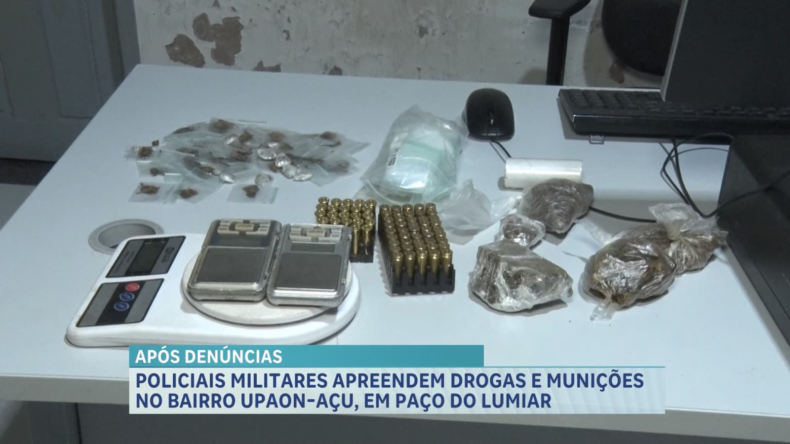 Preso suspeito de tráfico de drogas em Paço do Lumiar