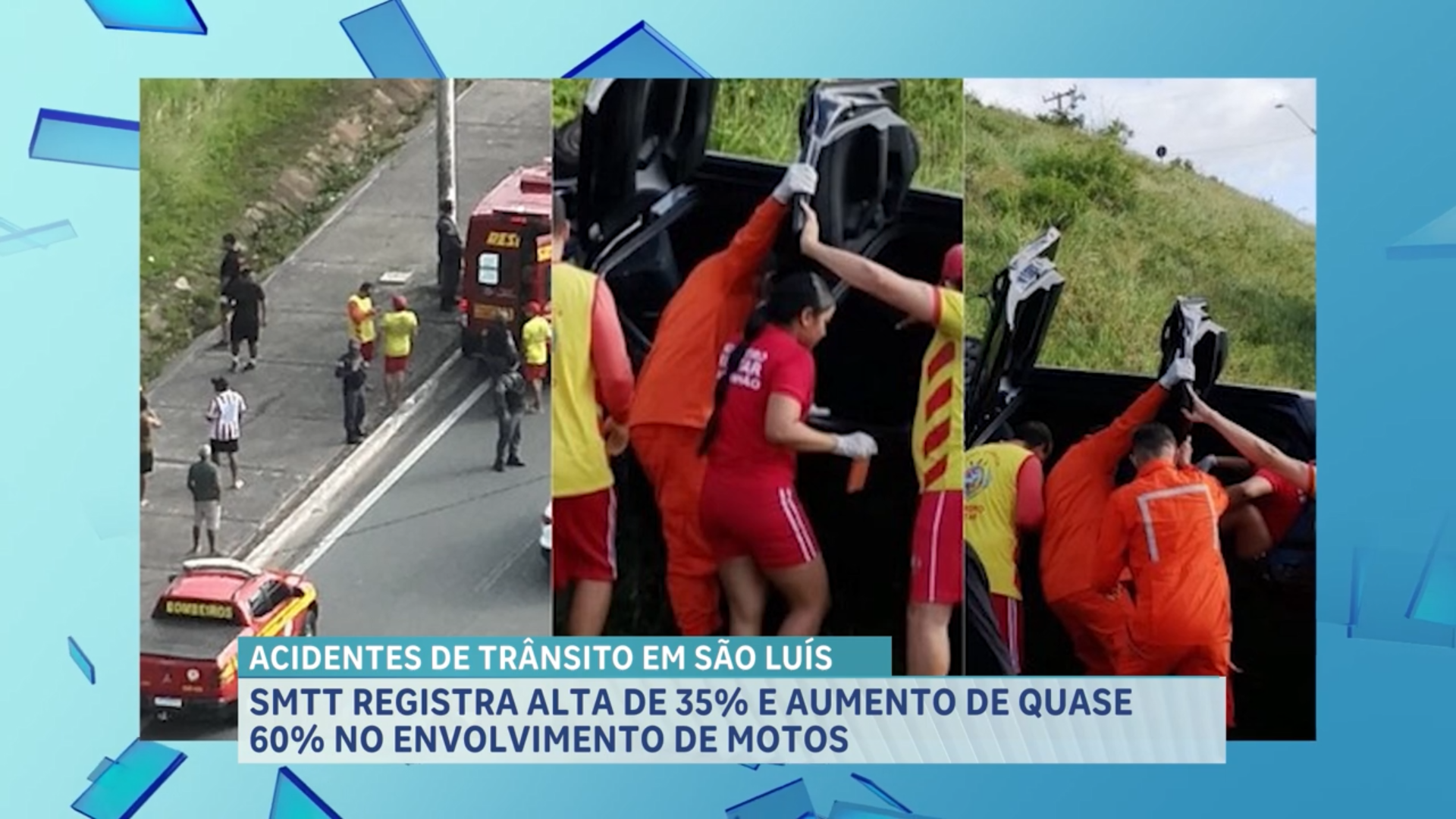 São Luís registra alta de 35% em acidentes de trânsito em dois meses