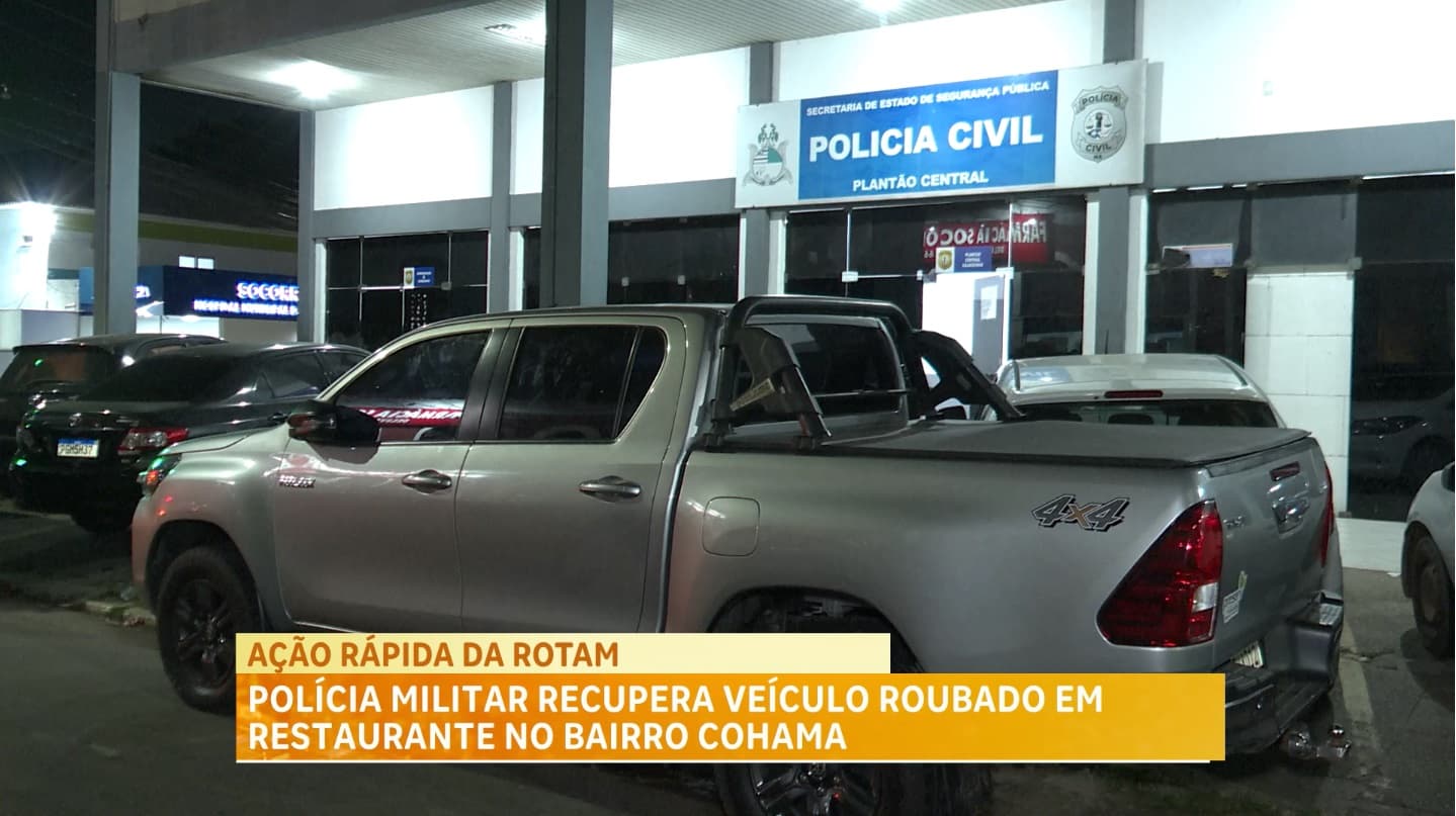 Carro roubado em restaurante no bairro Cohama é recuperado
