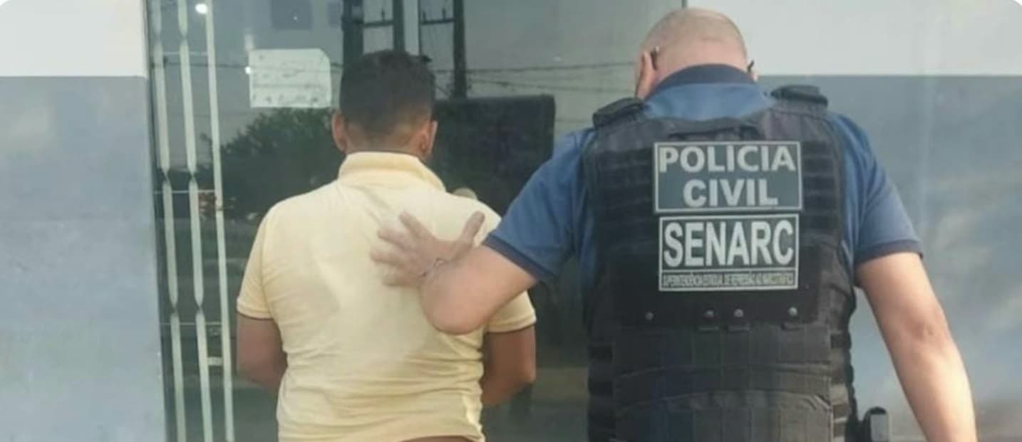 Piauiense foragido por estupro de vulnerável é preso em São Luís