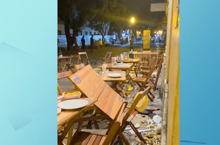 Homem em situação de rua ataca restaurante no Centro Histórico de São Luís