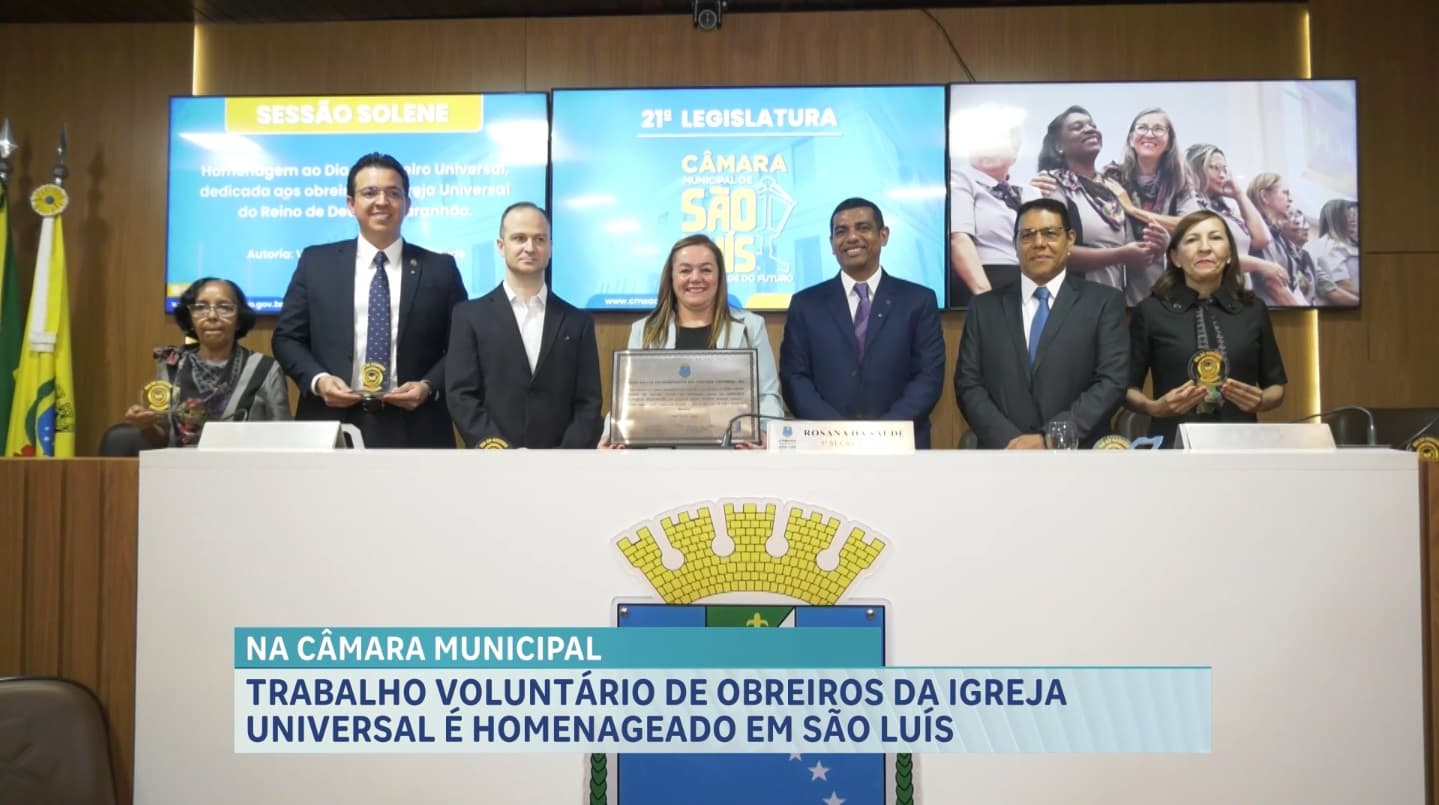 Igreja Universal reúne obreiros para homenagem em reconhecimento pelo trabalho social feito