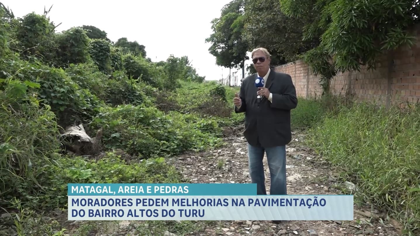 Moradores do Alto do Turu III reclamam de infraestrutura; Prefeitura diz que trabalha em melhorias