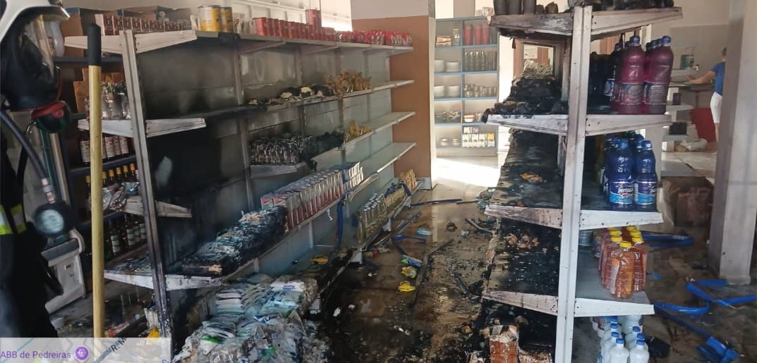 Incêndio em estabelecimento levanta suspeita de ação criminosa em Pedreiras