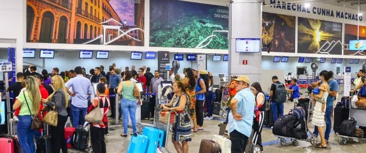 Maranhão registra crescimento de 6,53% no fluxo aéreo e movimenta mais de 250 mil passageiros em julho de 2026
