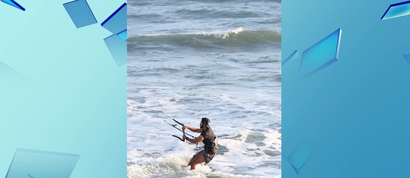 Kitesurfista Alan Wesley é velado na manhã desta segunda-feira (17)