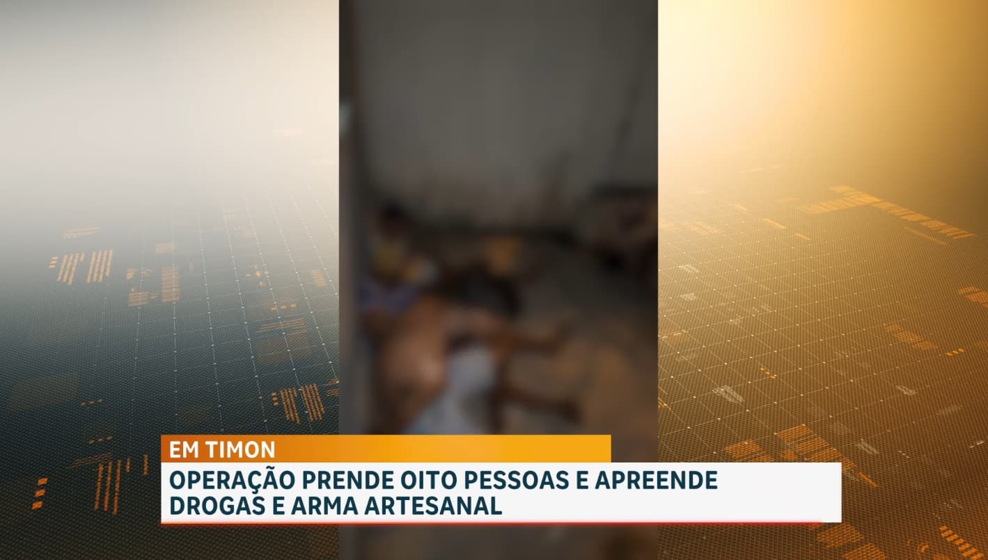 Operação apreende drogas e arma artesanal em Timon