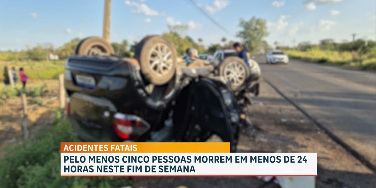 Cinco pessoas morrem em acidentes nas rodovias do Maranhão