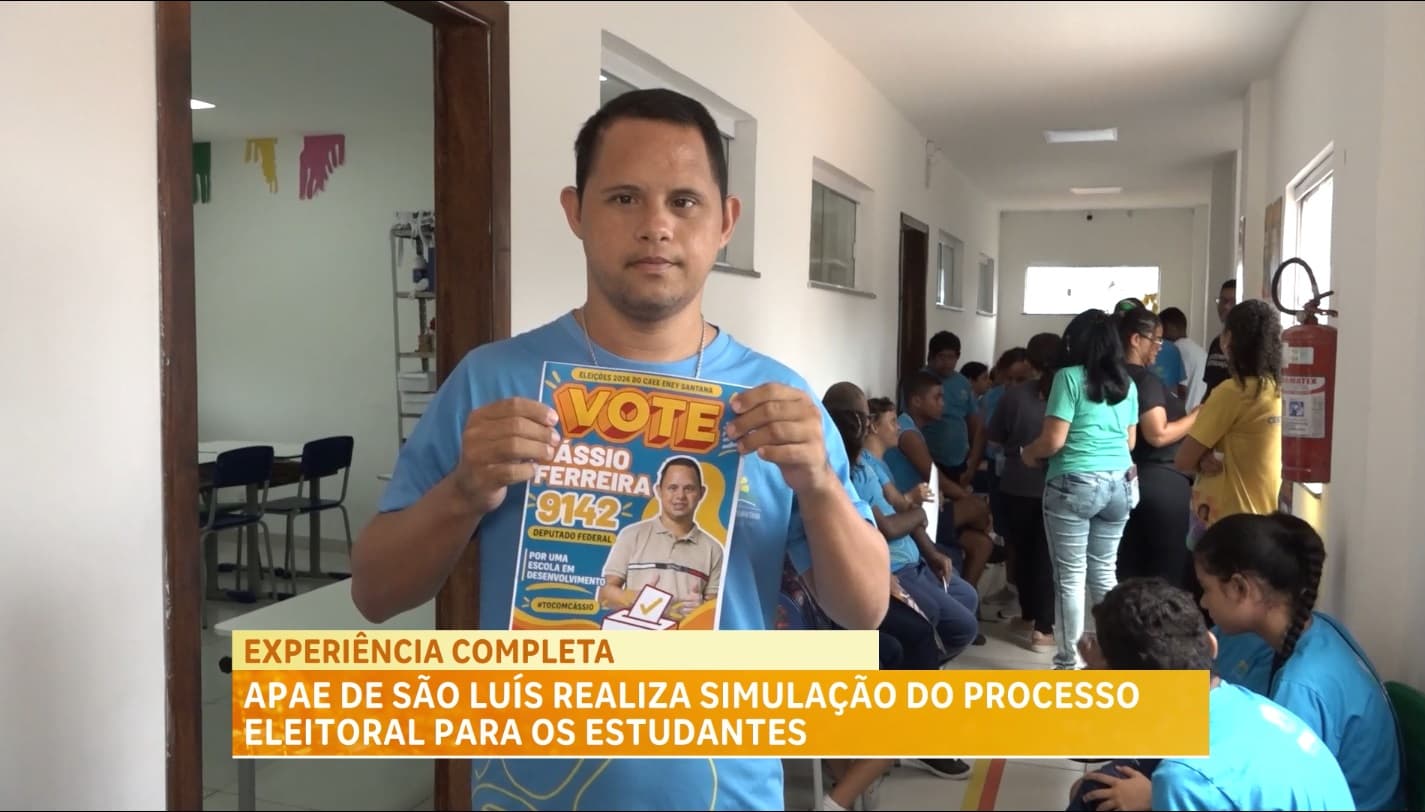APAE de São Luís realiza simulação de eleição para estudantes