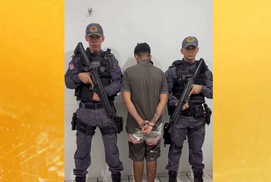 Jovem é preso suspeito de tráfico de drogas em Afonso Cunha