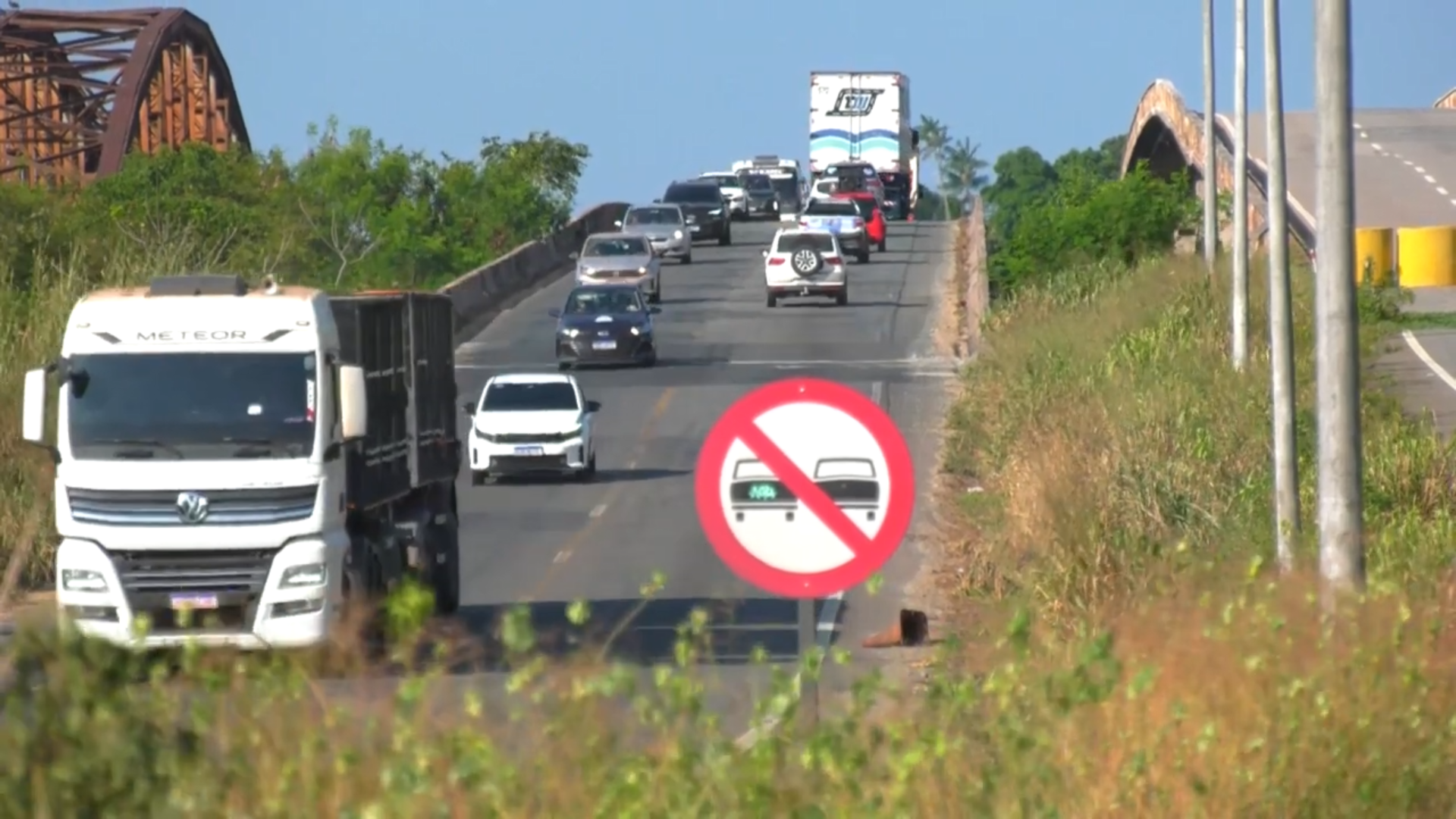 DNIT restringe veículos pesados na ponte do Estreito dos Mosquitos