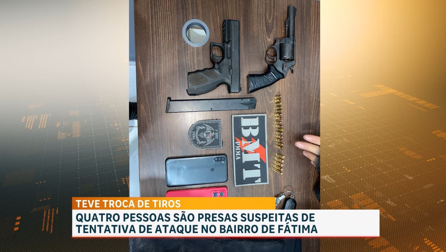 PM conduz suspeitos de integrar organização criminosa em São Luís