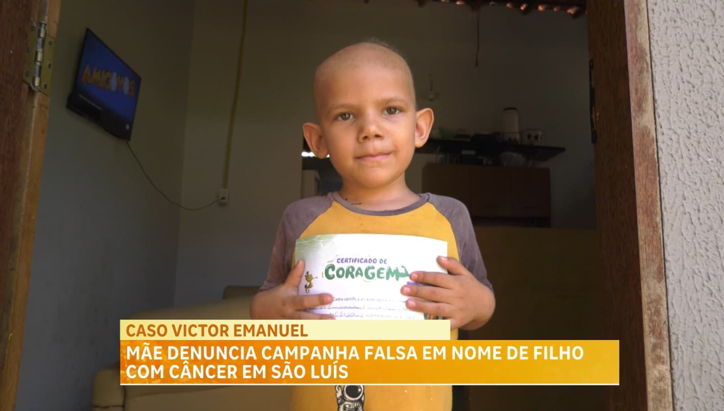 Caso Victor Emmanuel: Perfil falso tenta desviar doações para criança com câncer