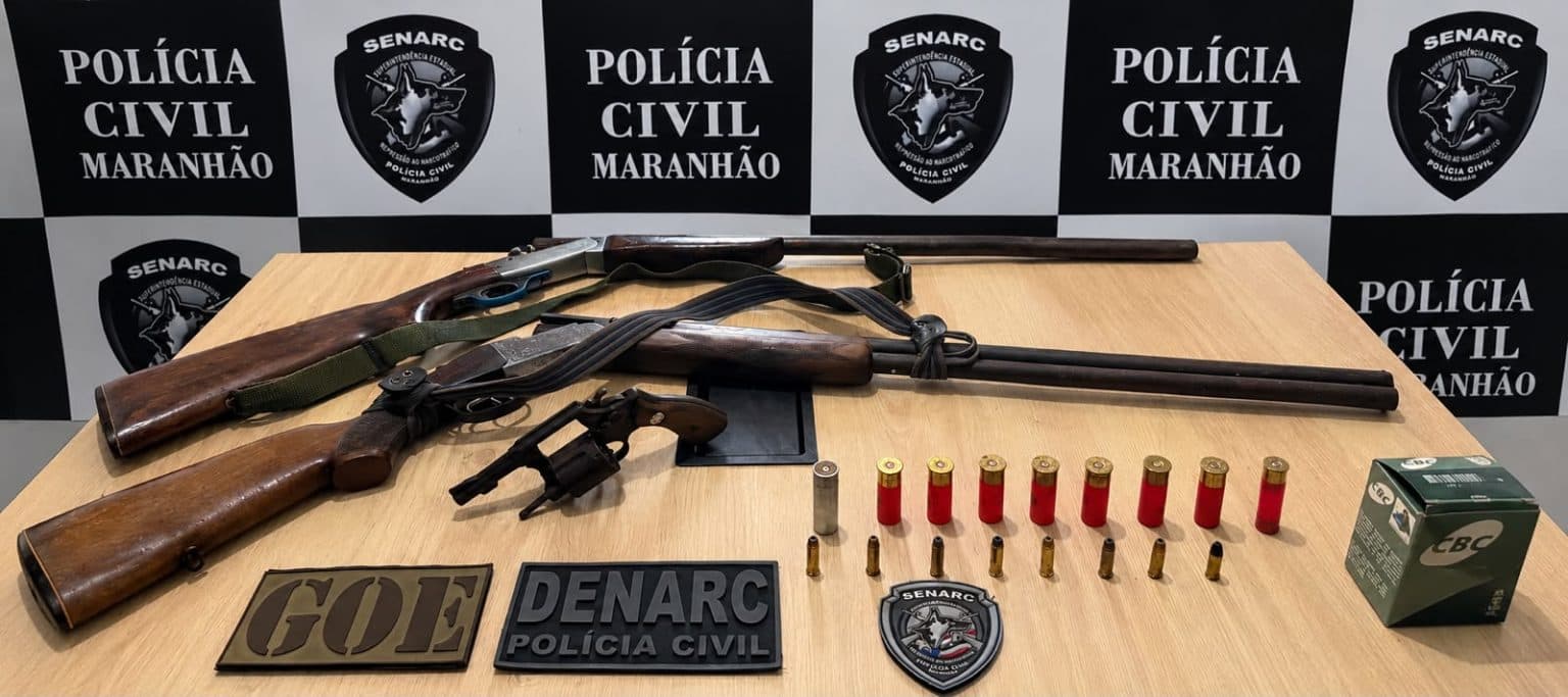 Polícia Civil realiza operação e apreende armas em Timon
