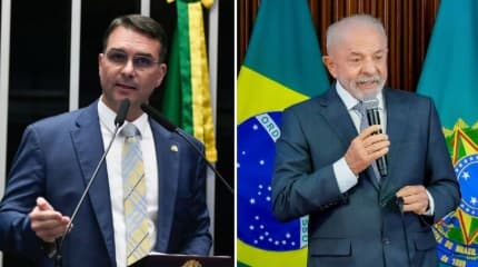 Quaest: Flávio Bolsonaro tem 45% e Lula, 44% em intenções de voto no segundo turno