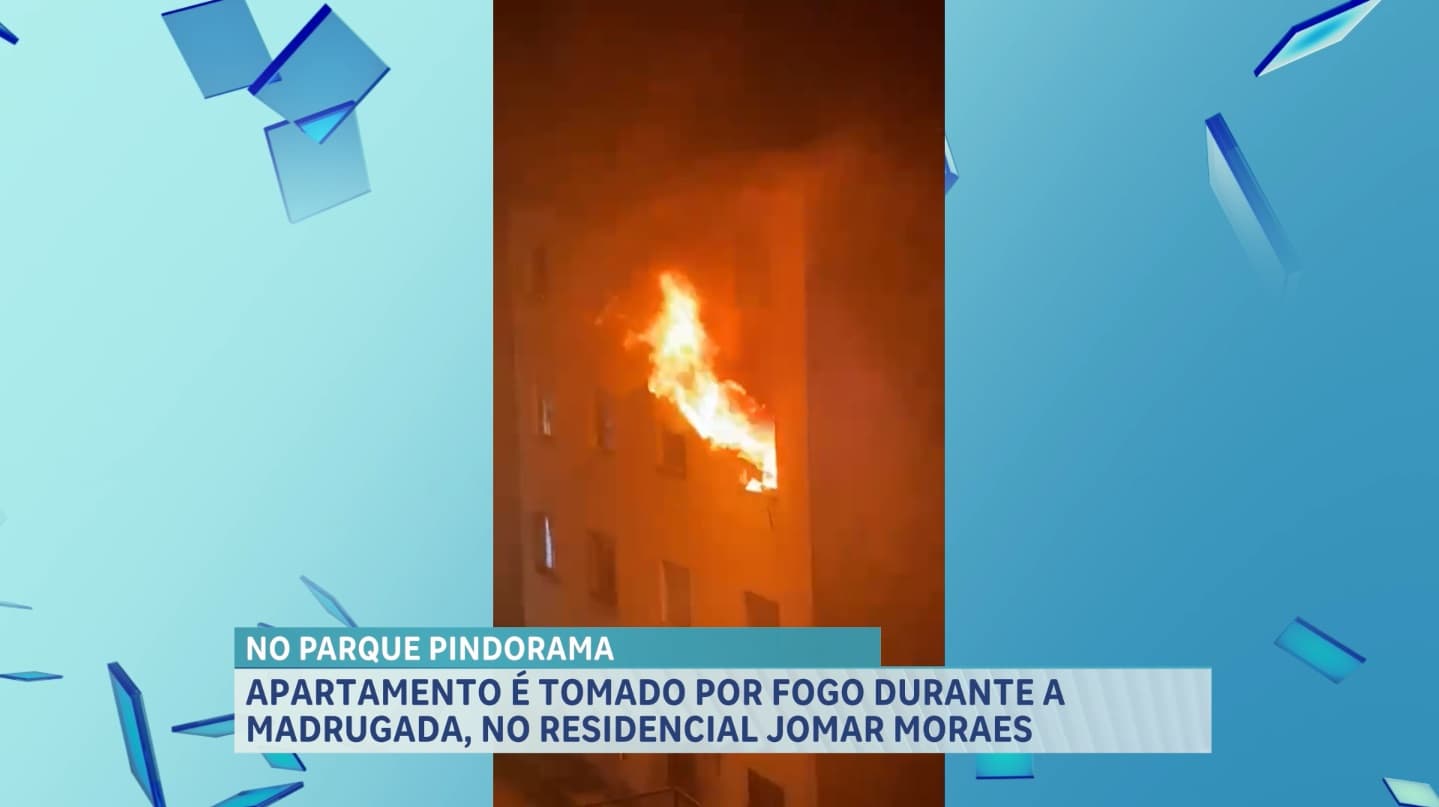 Apartamento pega fogo no Parque Pindorama, em São Luís