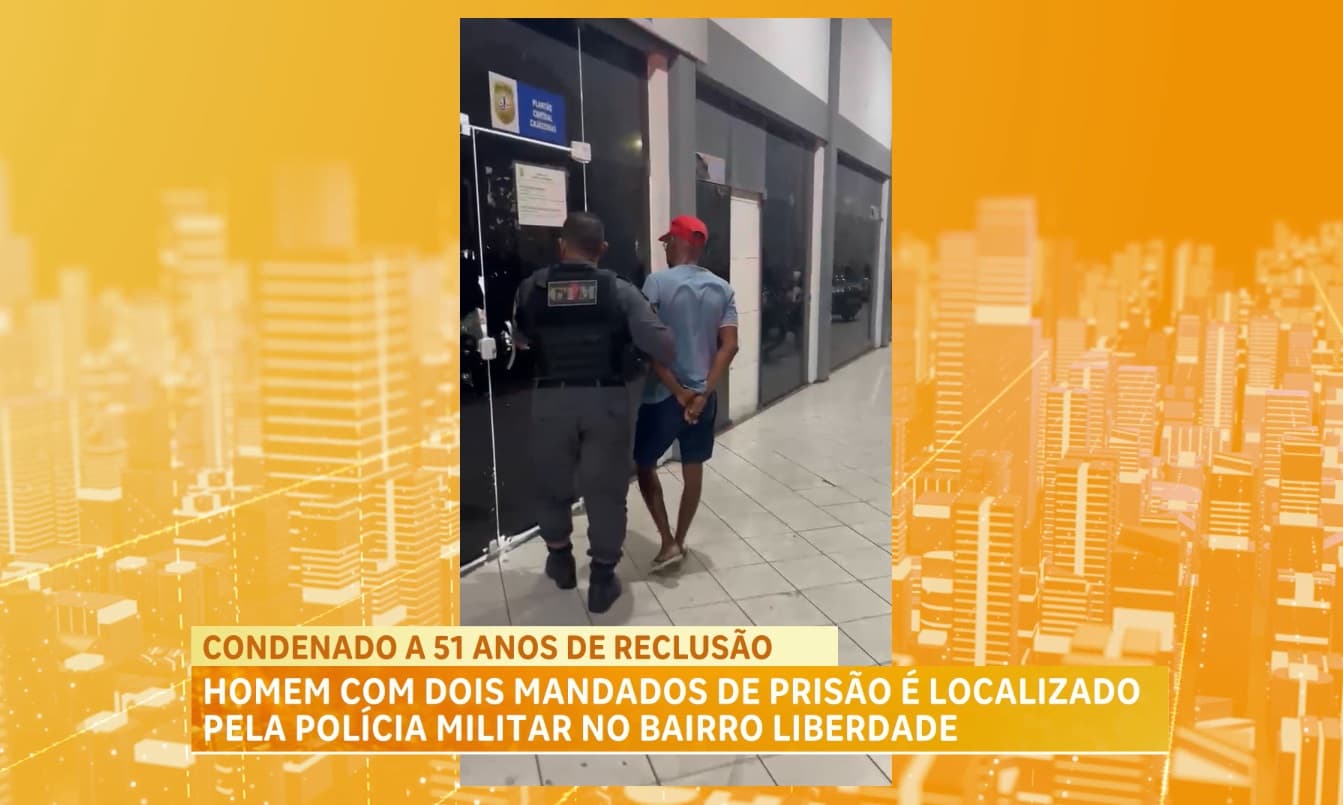 Homem com dois mandados de prisão é localizado na Liberdade