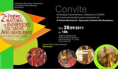 Fundação Palmares vai premiar iniciativas culturais que destaquem a cultura afro-brasileira