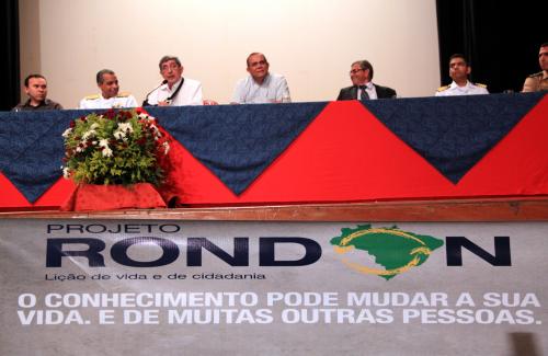 Governador em exercício participa da abertura do Projeto Rondon