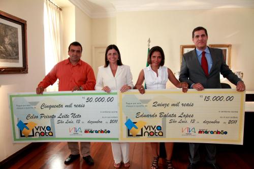 Governadora Roseana entrega prêmios do segundo sorteio do Viva Nota