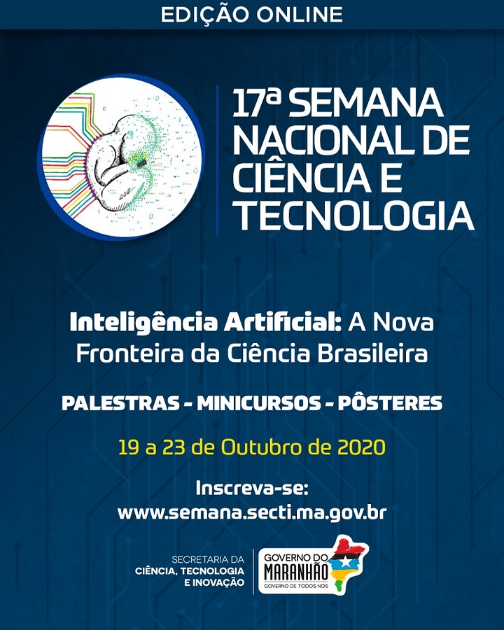 Semana Nacional de Ciência e Tecnologia no MA será online