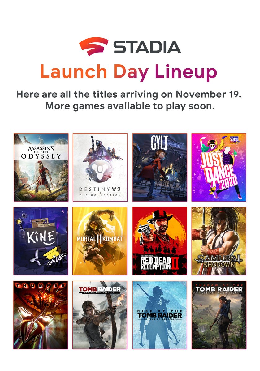 Games: Google divulga lista de jogos de lançamento para o Stadia