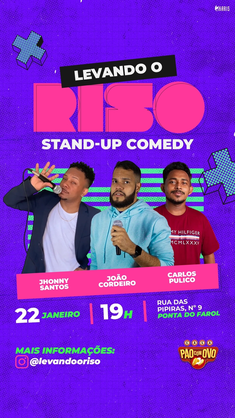  primeiro show de Stand Up Comedy