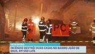 Incêndio destrói casas no Bairro João de Deus, em São Luís