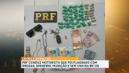PRF conduz motorista sem CNH, com sinais de adulteração no veículo e drogas