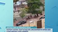 Homem sofre tentativa de linchamento ao ser confundido com ladrão