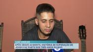 Balanço Geral Manhã completa 3 anos e relembra história de superação de Vinícius Gonçalvess