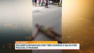Mulher agredida é salva por policial à paisana na Av. João Pessoa, em São Luís