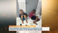 PM prende suspeitos de praticarem assaltos no bairro Geniparana, em São Luís
