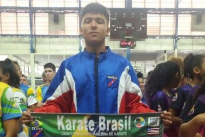 Maranhense conquista medalha de bronze em Campeonato Brasileiro de Karate