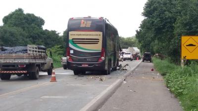 Cobrador de ônibus morre em acidente na BR-135 no MA