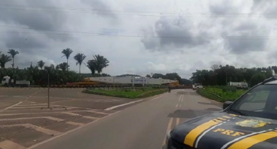 Mega turbina chega a cidade Santo Antônio dos Lopes
