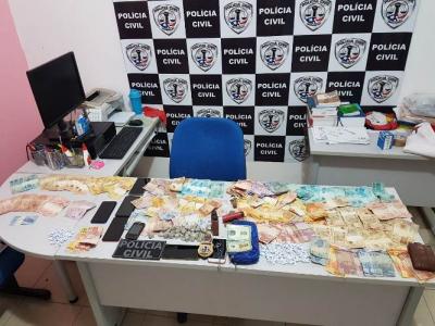 Membros de grupo criminoso são presos com drogas e dinheiro no MA