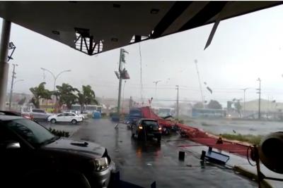 Chuva e vento causam estragos na Forquilha e Cidade Operária