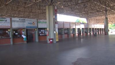 Após suspensão de viagens, movimento na Rodoviária de São Luís diminui
