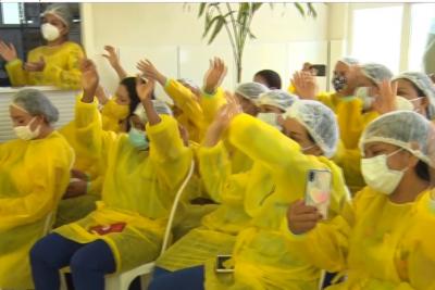 Bacabal: agentes de saúde celebram campanha Setembro Amarelo