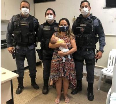 Criança é salva por policiais militares na Cidade Operária