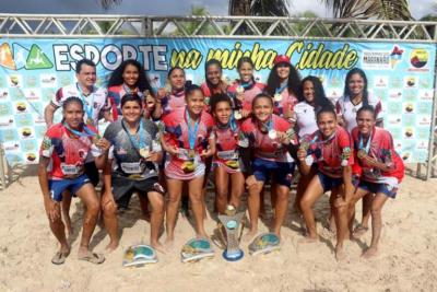 Brutos/Magnólia é campeão do Fut7 Beach Feminino