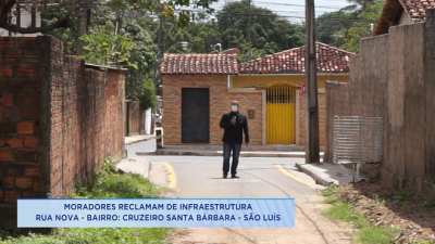 Moradores reclamam de falta de infraestrutura no bairro Santa Bárbara