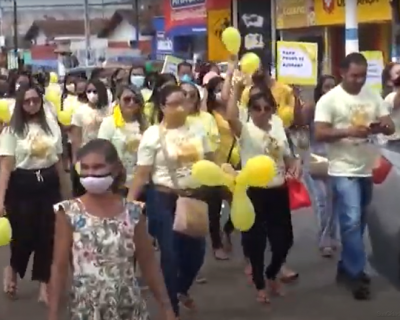 Setembro Amarelo: caminhada de prevenção do suicídio acontece em Santa Rita