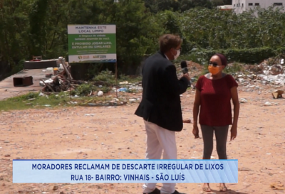 Lixão gera desconforto para moradores do bairro Vinhais