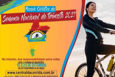 Abertas inscrições para o Passeio ciclístico da Semana Nacional de Trânsito