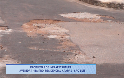 Moradores reclamam de buracos em via do bairro Cohama