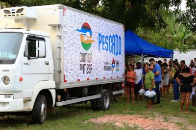 10 toneladas de pescado são distribuídos em bairros de São Luís