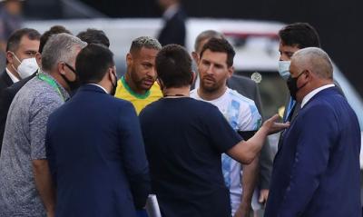 Anvisa paralisa jogo entre Brasil e Argentina; partida é encerrada